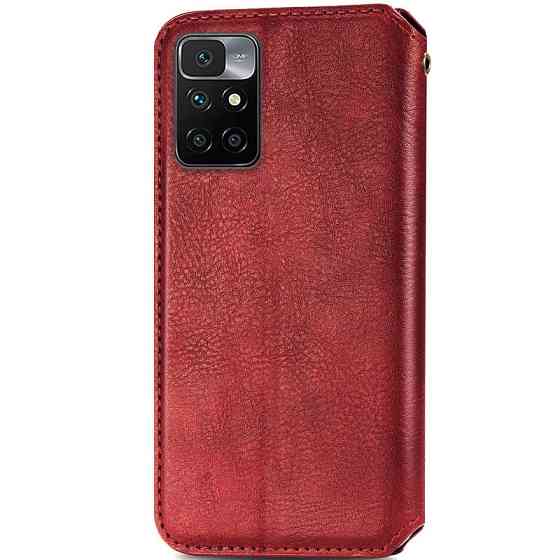Кожаный чехол-книжка GETMAN Cubic (PU) для Xiaomi Redmi 10 Херсон