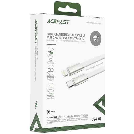 Дата кабель Acefast C24-01 Type-C to Lightning 30W (1.2m) Херсон