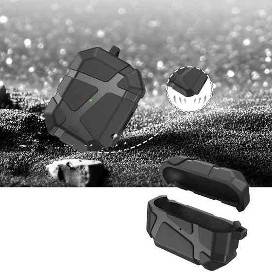 Ударопрочный футляр Titan Armor для наушников Airpods Pro 2 / Pro Херсон