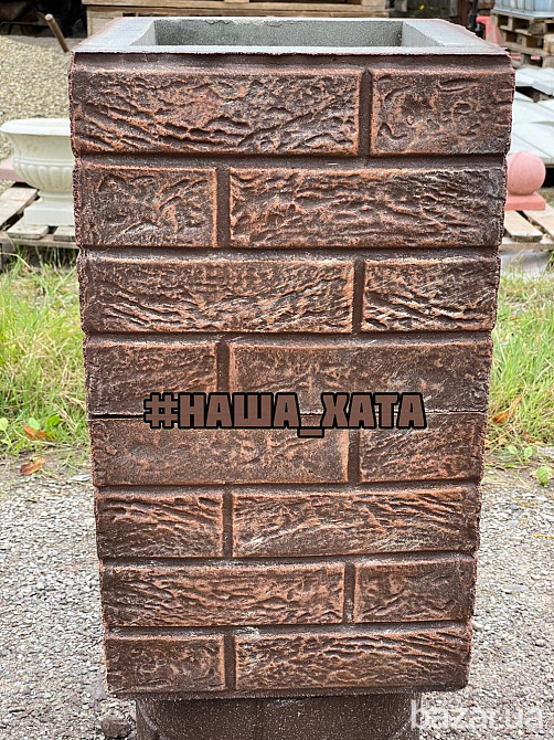 Бетонні вироби, стовпи, парапети, кришки для стовпів від виробника Запорожье - изображение 1