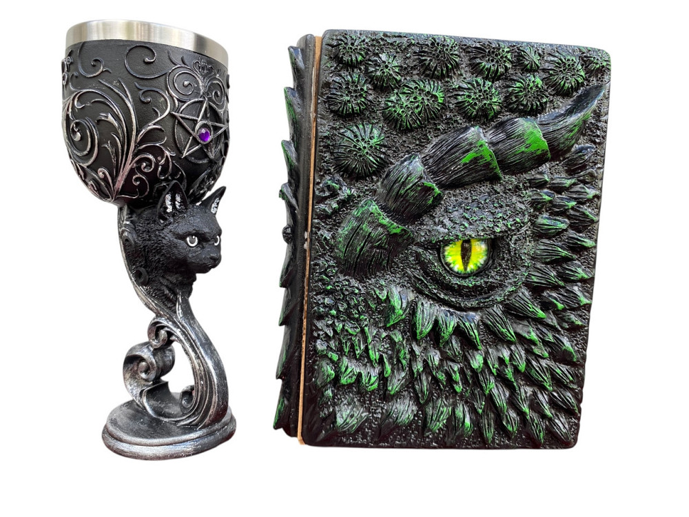 Подарочный набор Бокал 3 Кот и Блокнот 3 «Око Лесного Дракона» Київ - зображення 3