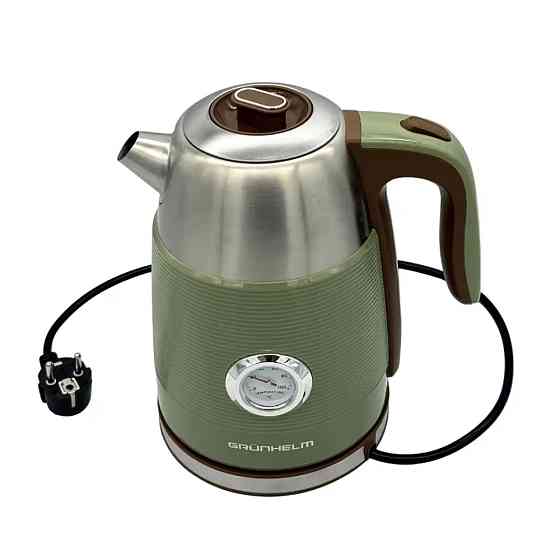 Электрочайник Grunhelm EKS-25042 1.7 л оливковый Київ