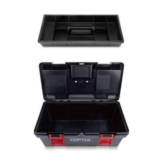 Ящик для инструментов пластиковый 3 секции 445x240x205 TOPTUL TBAE0302 Харьков