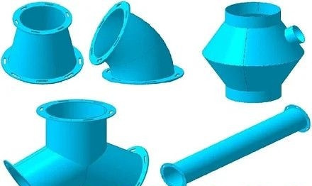 Сектор самотека ф300 х54 градусов , 3мм Київ - зображення 2