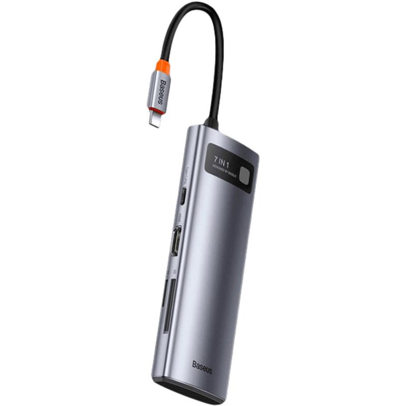 Переходник HUB Baseus Metal Gleam Series Starjoy 7-in-1 Multifunctional (WKWG020113) Херсон - изображение 7