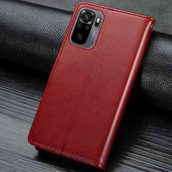 Кожаный чехол-книжка GETMAN Gallant (PU) для Xiaomi Redmi Note 10 / Note 10s Херсон