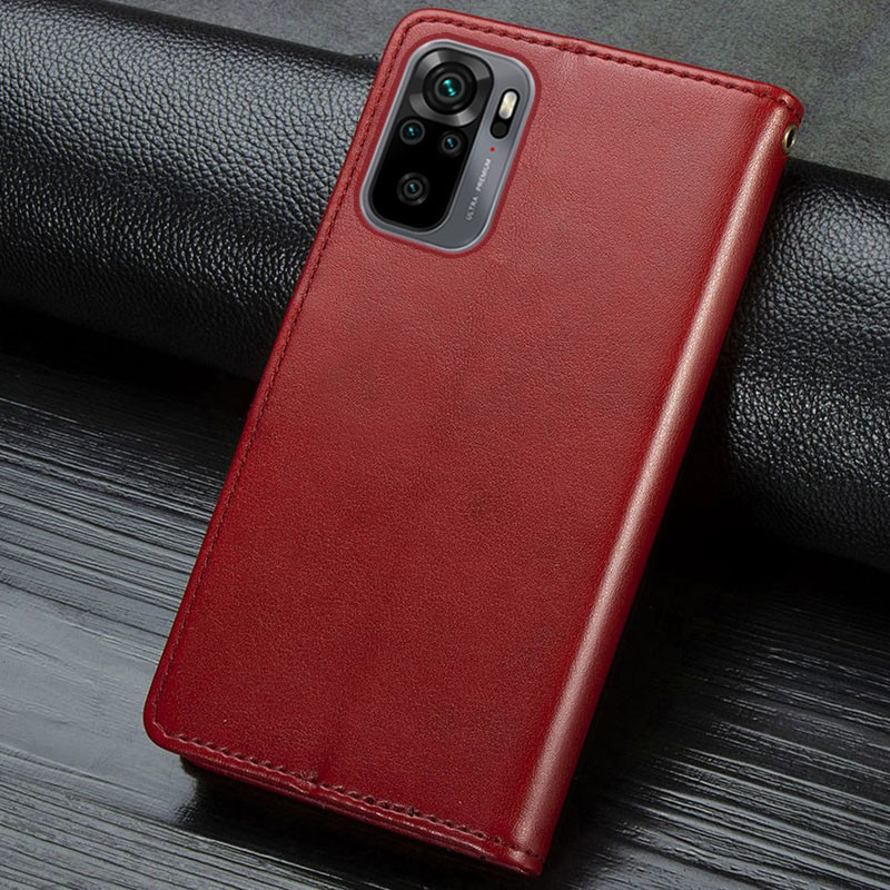 Кожаный чехол-книжка GETMAN Gallant (PU) для Xiaomi Redmi Note 10 / Note 10s Херсон - зображення 6