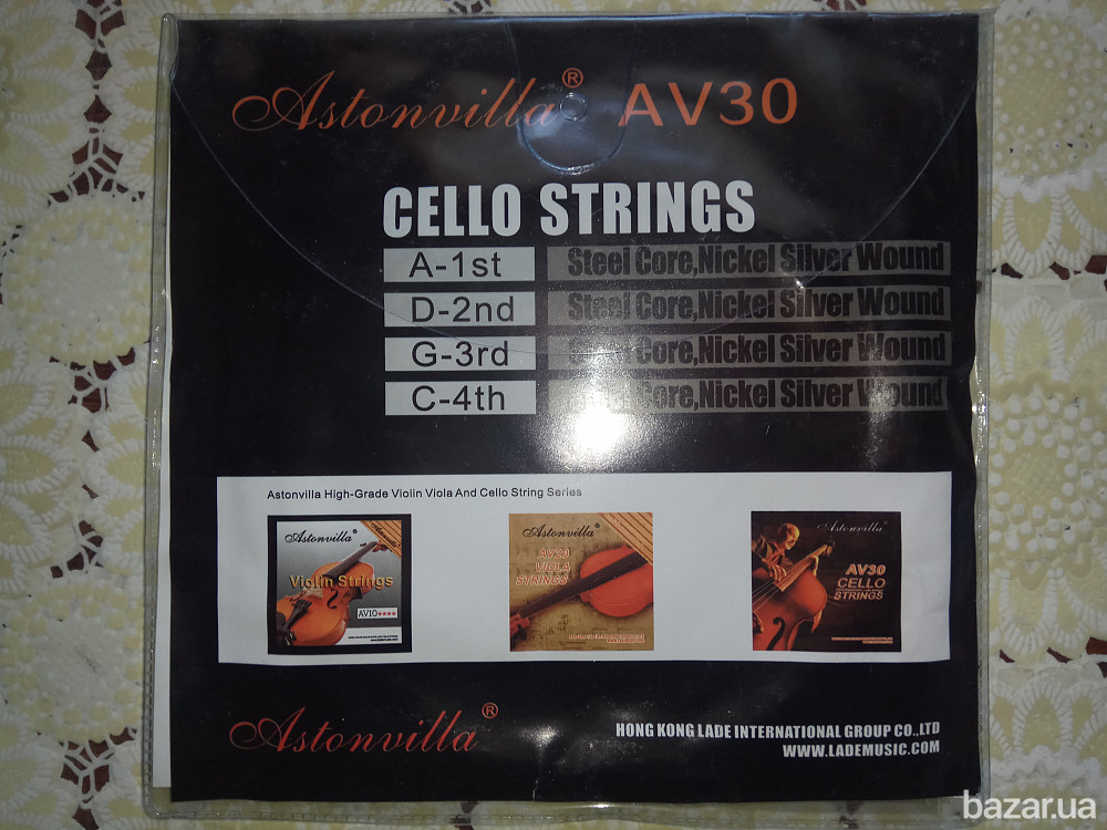 Продам струны для виолончели Cello AV30 новые в упаковке Миколаїв - зображення 2
