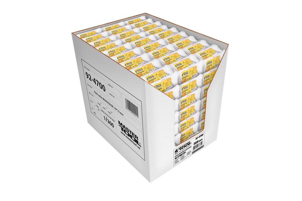 Валик малярный MASTERTOOL Multicolor 15/70/11 мм Ø 6 мм 92-4700_Р Харків - зображення 4