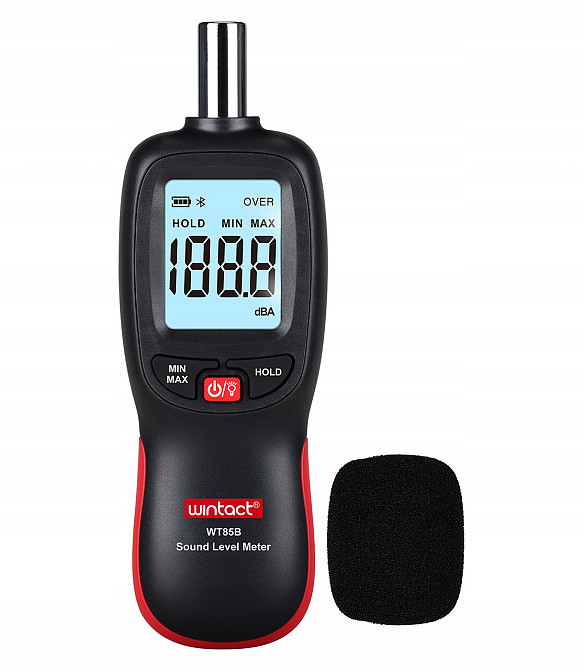 Измеритель шума (шумомер) Bluetooth 30-130 дБ WINTACT WT85B Харьков - изображение 8