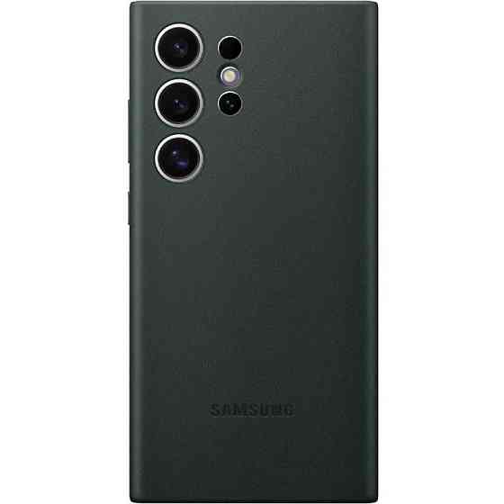 Кожаный чехол Leather Case (AAA) для Samsung Galaxy S24 Ultra Херсон