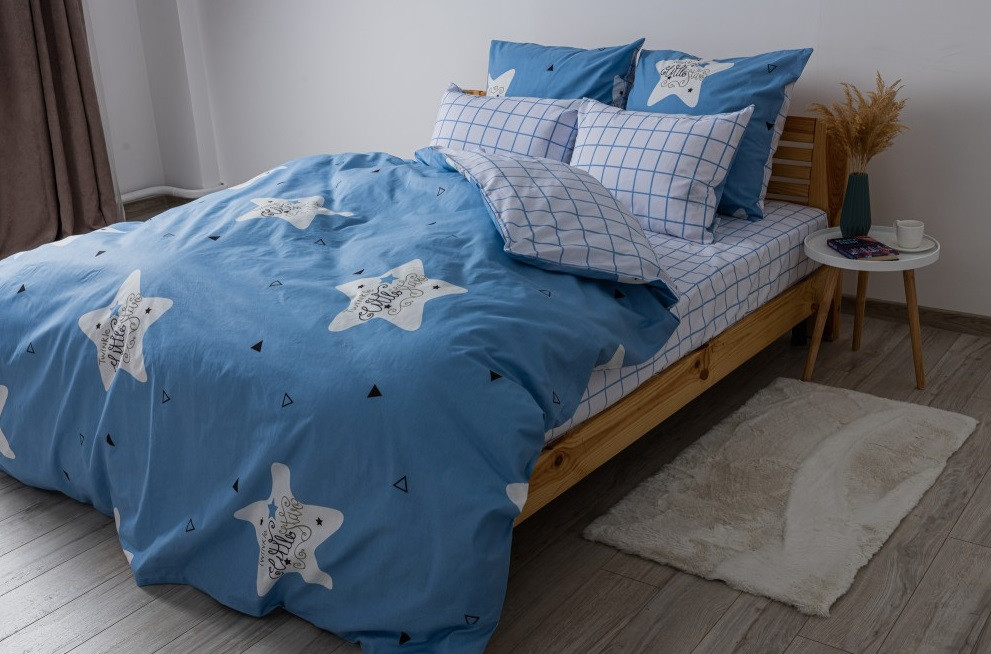 Постільна білизна сімейна ТЕП Soft dreams Twinkle Stars 2-03860-25351 150х215х2 см Киев - изображение 1