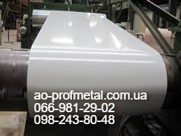 Лист белый в рулоне 0.27 мм РАЛ 9003 глянец. Київ - зображення 1