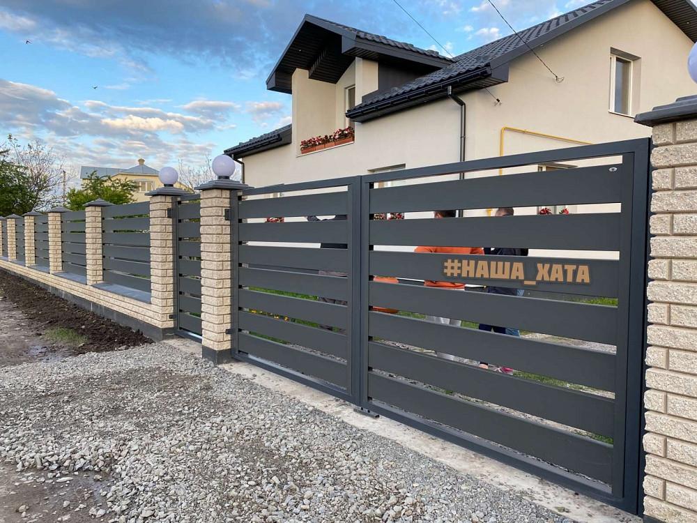 Ворота відкатні та розсувні.Огорожі та паркани.Паркан Жалюзі та Ранчо. Львів - зображення 11