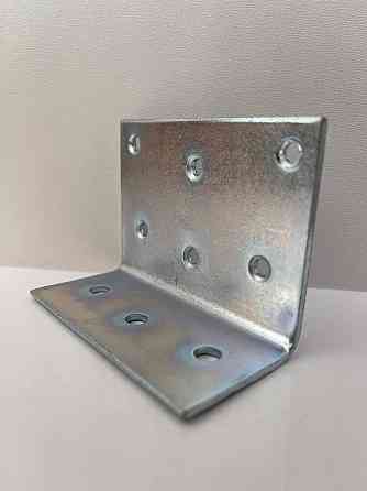 Куточок 35х55х75х2 кріпильний монтажний широкий металевий оцинкований Нововолынск
