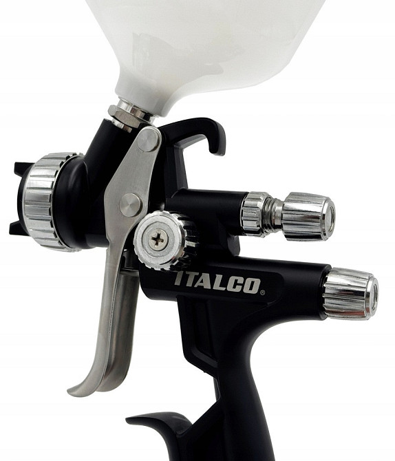 Краскопульт HVLP 1.3 мм HVLP 600мл, 1,3мм ITALCO Gloss-1.3 Харків - зображення 5