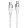 Дата кабель Hoco X99 Crystal Junction Type-C to Type-C 60W (1m) Херсон