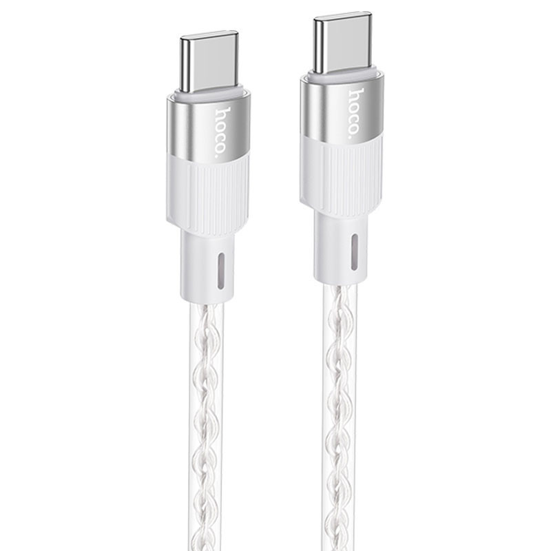 Дата кабель Hoco X99 Crystal Junction Type-C to Type-C 60W (1m) Херсон - зображення 1