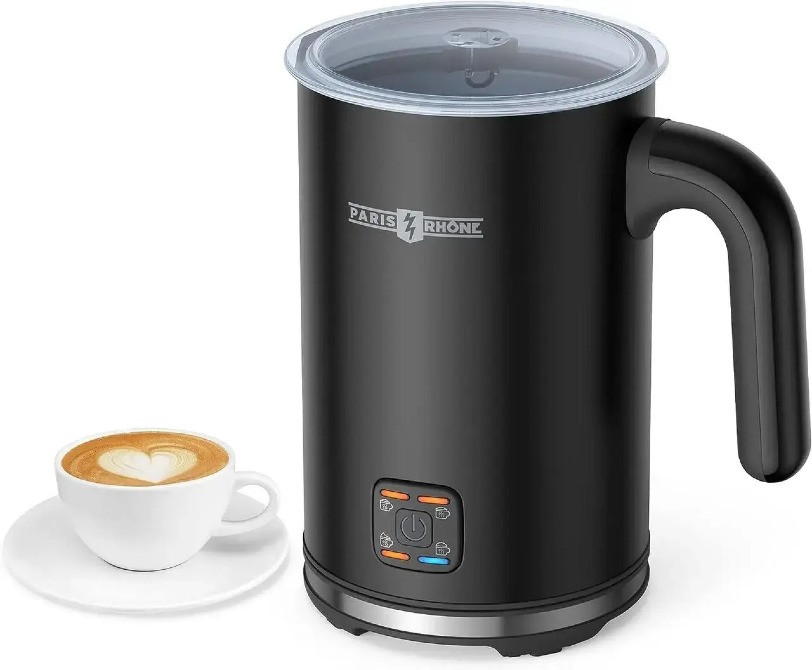 Спінювач молока PARIS RHÔNE, автоматичний капучінатор теплого та холодного молока 4-в-1 Капучинатор Косов - изображение 1