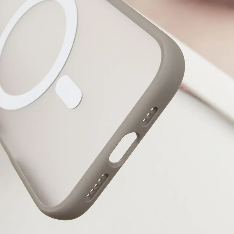 TPU+PC чехол Blueo Skin Friendly Frosted with MagSafe для Apple iPhone 16 (6.1") Херсон - изображение 12