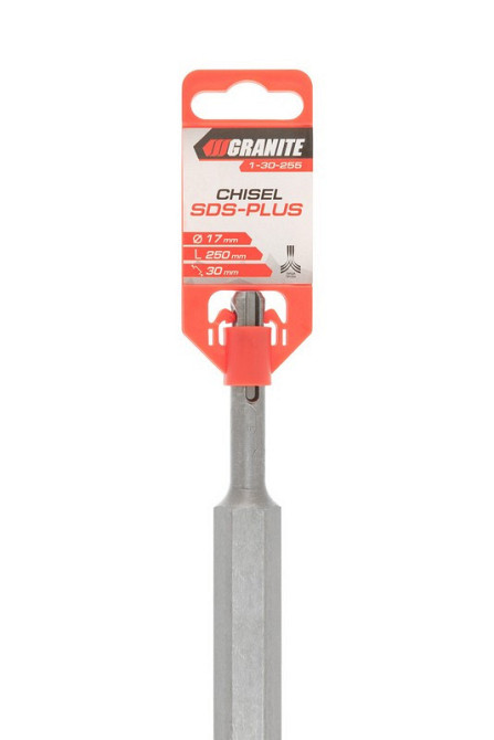 Зубило плоское GRANITE CURVED SDS-PLUS 250х30х17 мм 1-30-255 Харків - зображення 8