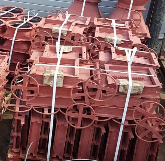 Задвижка реечная нержавейка 600х600 исполнение нержавеющая сталь или Hardox 450 Київ - зображення 11