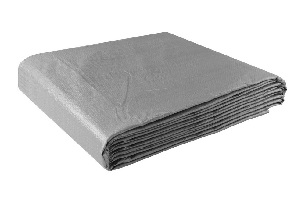 Тент универсальный MASTERTOOL TARPAULIN 4 × 8 м 110 г/м² Silver 79-7408 Харьков - изображение 6