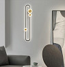 Бра настінна LED DE16C/1-k Чорний 6х16х60 см. Київ