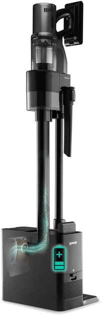 Пылесос ручной Gorenje SVC296449NMBL 550 Вт графитово-черный Київ - зображення 5