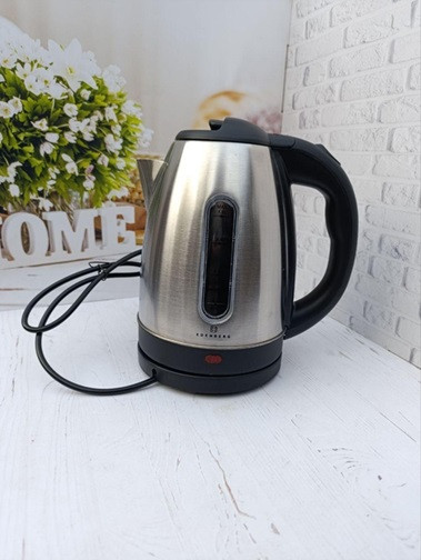 Электрочайник Edenberg EB-83521 1.8 л серебристый Київ - зображення 2