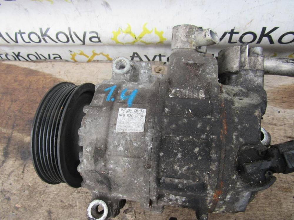 Компрессор кондиционера Volkswagen Golf 5 1.6 бензин 2003-2008 (1K0820803P) Ковель - изображение 3