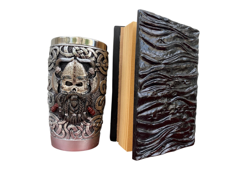 Подарочный набор Стакан 3 Викинг Рыцарь и Блокнот 3 «Книга, что смотрит в ответ» Київ - зображення 4