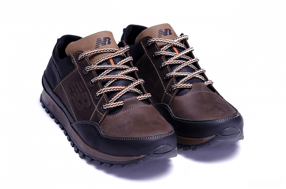 Мужские кожаные кроссовки New Balance Clasic Brown Киев - изображение 3