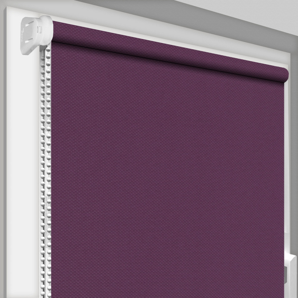 Рулонна штора Rolets Роял 1-810-675 67.5x170 см відкритого типу Баклажанова Київ - зображення 1