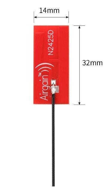 Антенна двухдиапазонная 2400-2500/4900-5900MHz 4dBi, RG1.13 15 см IPEX1 разъем Дніпро - зображення 2