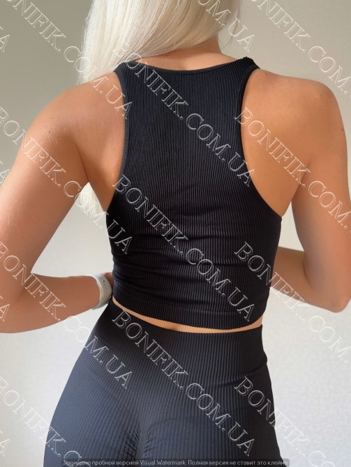 Женский бесшовный топ Halter Top Rib Кривой Рог - изображение 2