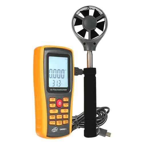 Анемометр профессиональный USB 0,3-45м/с, 0-45°C BENETECH GM8902X Харків