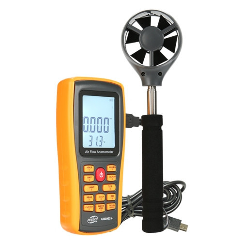 Анемометр профессиональный USB 0,3-45м/с, 0-45°C BENETECH GM8902X Харків - зображення 1