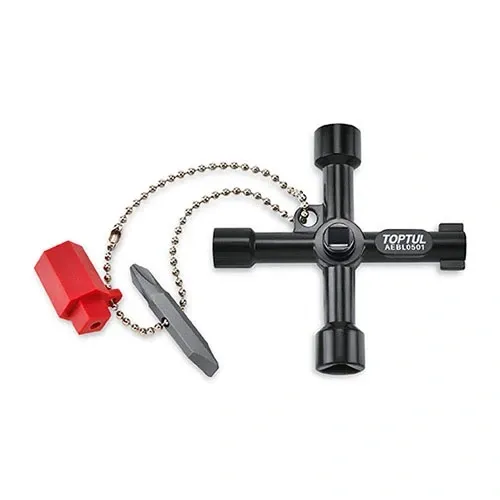 Ключ от технических шкафов многофункциональный  TOPTUL AEBL0501 Харків