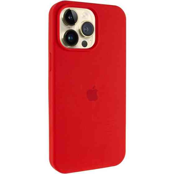 Чехол Silicone Case (AA) Logo with MagSafe для Apple iPhone 12 Pro Max (6.7") Херсон