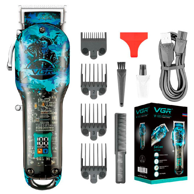 Машинка для стрижки аккумуляторная VGR V-685 8 Вт Київ - зображення 1