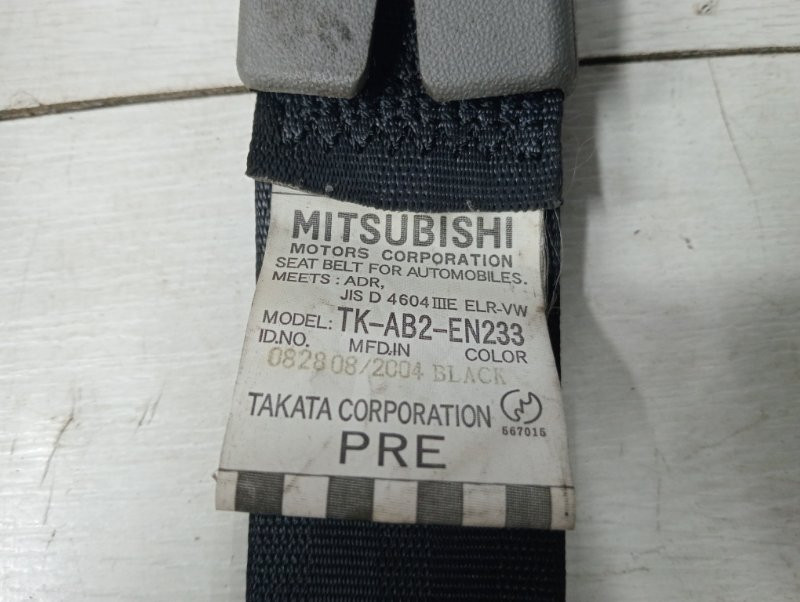 Ремень безопасности передний левый Mitsubishi Pajero Wagon 3 3.2 ДИЗЕЛЬ 4M41 1999 (б/у) Киев - изображение 5