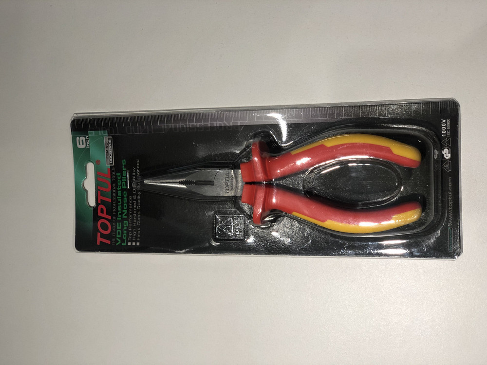 Плоскогубцы диэлектрические удлиненные 6" 1000V VDE TOPTUL DGCB2206 Харків - зображення 6