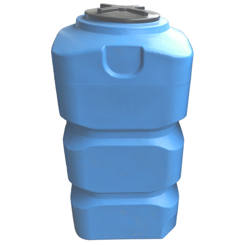 Емкость 500 л вертикальная квадратная голубая Київ - зображення 1