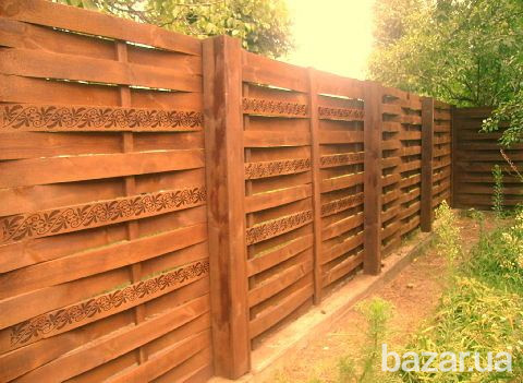 Тисненный штакетник на забор-10 грн за погонный метр Київ - зображення 1