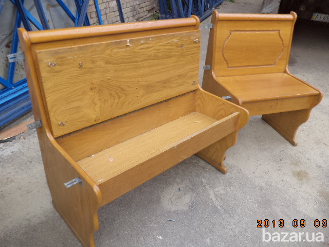 Лавочки мягкие, уголки деревянные Київ - зображення 7