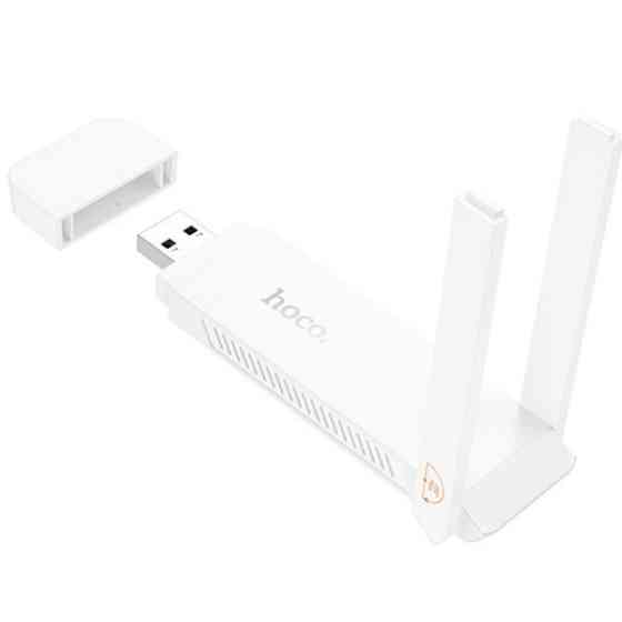 Wi-Fi адаптер Hoco HI40 White (Код товару:42129) Харків