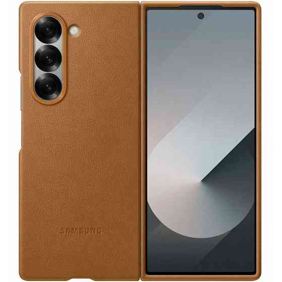 Уценка Кожаный чехол Leather Case (AAA) для Samsung Galaxy Z Fold6 Херсон