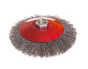 Щетка конусная MASTERTOOL из рифленой проволоки Ø 125 мм М14 19-8212 Харьков