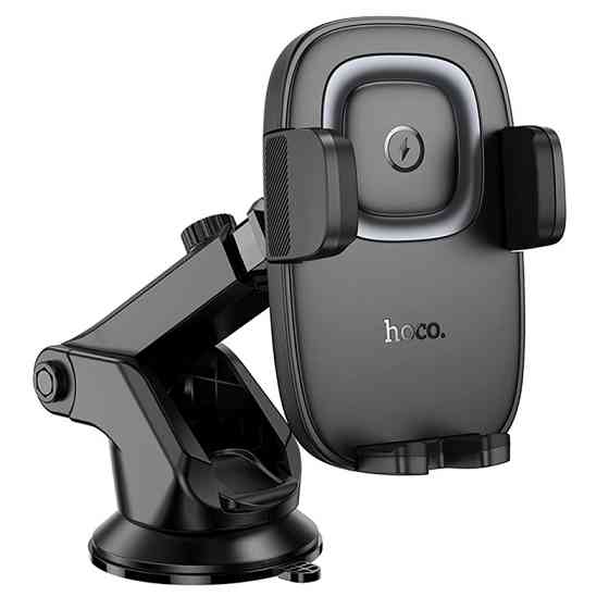 Автодержатель с БЗУ Hoco HW32 Crown push-type (center console) Херсон